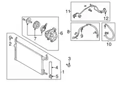 болт в сборе с шайбой м8 1129006167B KIA