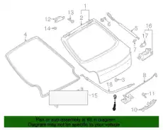 шуруп l16 K997860816B KIA