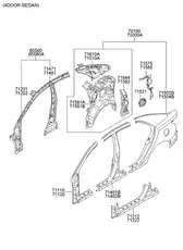 ПАНЕЛЬ КУЗОВА 702001MA60 HYUNDAI