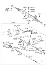РЕЕЧНЫЙ РУЛЕВОЙ МЕХАНИЗМ 577002J200 HYUNDAI