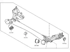 ТРАВЕРСА ПОДВЕСКИ 55100A7101 HYUNDAI