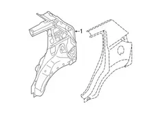 ПАНЕЛЬ КУЗОВА 716013W000 HYUNDAI