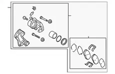 ТОРМОЗНОЙ СУППОРТ 58110A7000 HYUNDAI