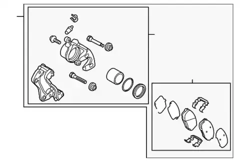 ТОРМОЗНОЙ СУППОРТ 58110A7000 HYUNDAI