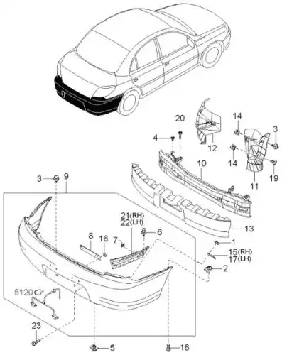 БАМПЕР 86610FD030XX HYUNDAI