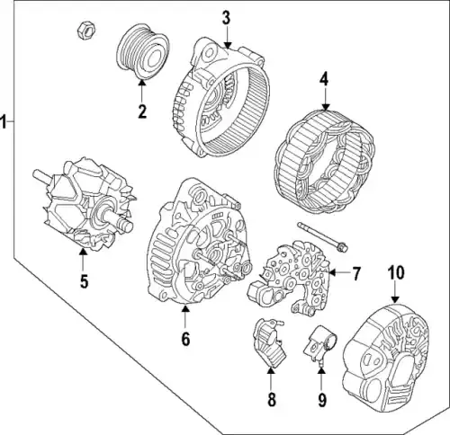 РОТОР ГЕНЕРАТОРА 3734025700 HYUNDAI