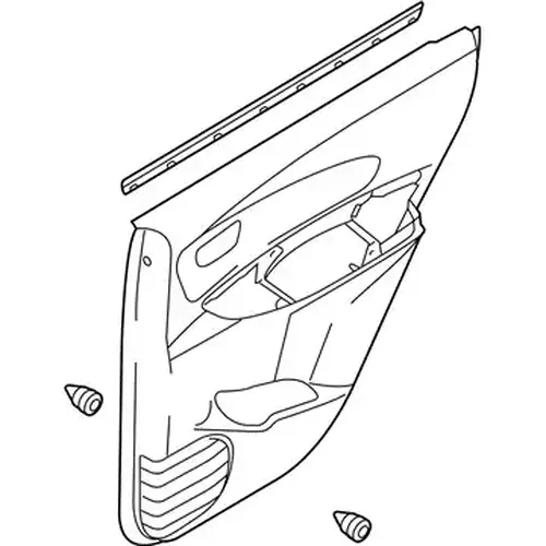Панель двери 833021F010W3 HYUNDAI