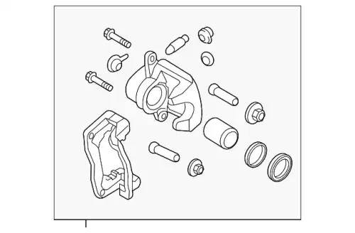 тормозной суппорт 583103MA30 HYUNDAI