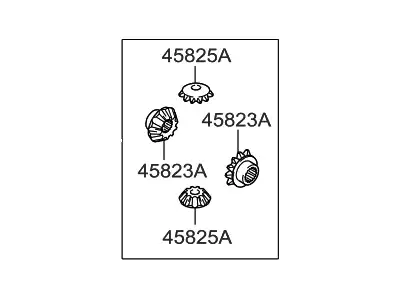 Шестерня КПП HYUNDAI / KIA 4583723300