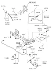 Рычаг подвески HYUNDAI / KIA 552103K001