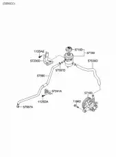 Бачки гидроусилителя руля HYUNDAI / KIA 571502P000