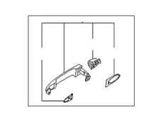 Ручка двери HYUNDAI / KIA 836501D200