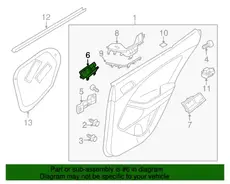 Ручка двери HYUNDAI / KIA 836102T010