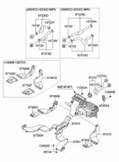 ШЛАНГ СИСТЕМЫ ОХЛАЖДЕНИЯ 973112P300 HYUNDAI