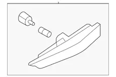 ПОВТОРИТЕЛЬ УКАЗАТЕЛЯ ПОВОРОТА 92301B2000 HYUNDAI