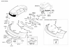 86613A7200 86613A7200 Кронштейн крепления панели xHYUNDAI / KIA