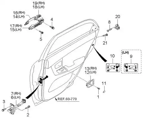 ОГРАНИЧИТЕЛЬ ДВЕРИ 794802F000 HYUNDAI