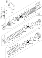 КОМПЛЕКТ ДИСКОВ АКПП (4ШТ) 455724C000 HYUNDAI