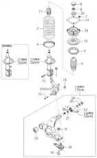  ПРОКЛАДКА ПРУЖИНЫ ПОДВЕСКИ 0K2A134340A HYUNDAI