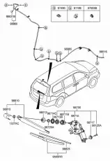 Щетка стеклоочистителя 988504D001 HYUNDAI / KIA