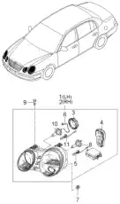 КОЖУХ ФАРЫ 921403F000 HYUNDAI