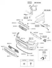 HYUNDAI КРОНШТЕЙН БАМПЕРА ЛЕВЫЙ 865532K500