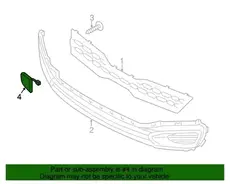 ЗАГЛУШКА БАМПЕРА 865171W000 HYUNDAI