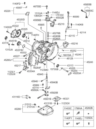 уплотнительное кольцо системы охлаждения 4671128000 HYUNDAI