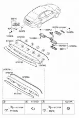 Уплотнитель двери HYUNDAI / KIA 873732H000