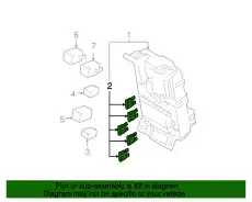 предохранитель 10а 1898004815 HYUNDAI