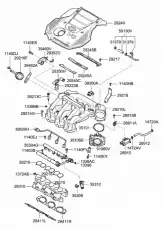 болт крышки ДВС! M6\ Hyundai Elantra 06-07 2921723603