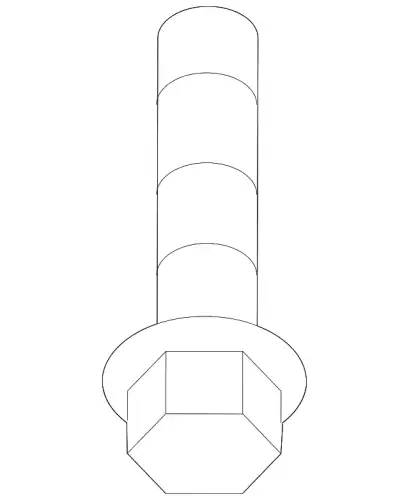 болт м6 1142108207K HYUNDAI