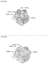 Коробка передач в сборе MOBIS 450003B680