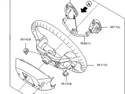 Рулевое колесо MOBIS 561002J230WK
