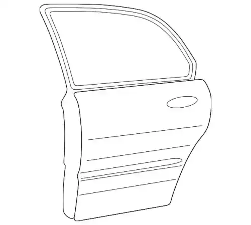 ПАНЕЛЬ ЗАДНЕЙ ДВЕРИ, ПР 770043C520 MOBIS