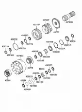 Шестерня КПП MOBIS 457104C000