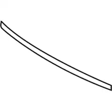 молдинг панели бампера/moulding assy-rr 866773F500 MOBIS