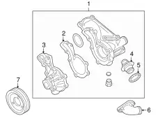 помпа Audi 050.121.010AX VAG