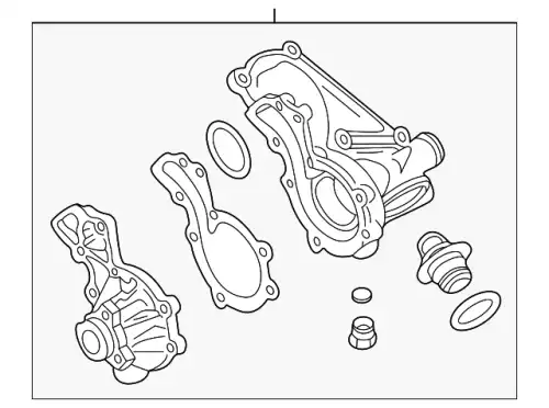 помпа Audi 050.121.010AX VAG