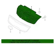 Решетка радиатора MOBIS 863621G600