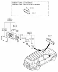 УКАЗАТЕЛЬ ПОВОРОТА 876232J000 MOBIS