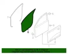 Уплотнитель двери MOBIS 821403W000