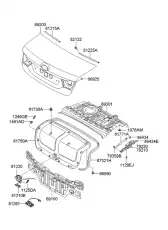 Ручка двери MOBIS 812602G000