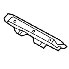 86614A7200 ОПОРНАЯ ПЛАНКА БАМПЕРА MOBIS
