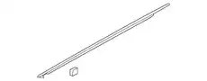 нащельник окна двери/w/strip assy-rr dr 832204D000 MOBIS