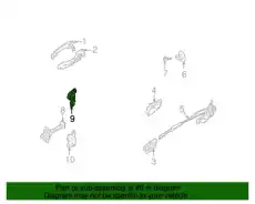 петля двери/hinge assy-rr dr upr lh 794102G000 MOBIS