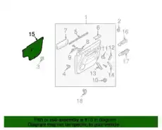 Ручка двери MOBIS 821803E000