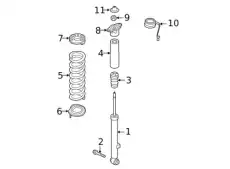 БОЛТ M12 624842G100 MOBIS