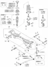 БОЛТ HYUNDAI/KIA 0K2A1-28112 MOBIS