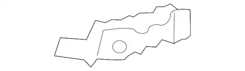 опорная планка панели бампера/bracket-fr 663163F000 MOBIS